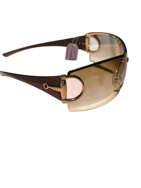 Gucci Horsebit Brown Glasses