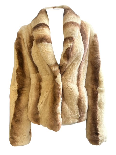 Mink Short Beige Shade Fur