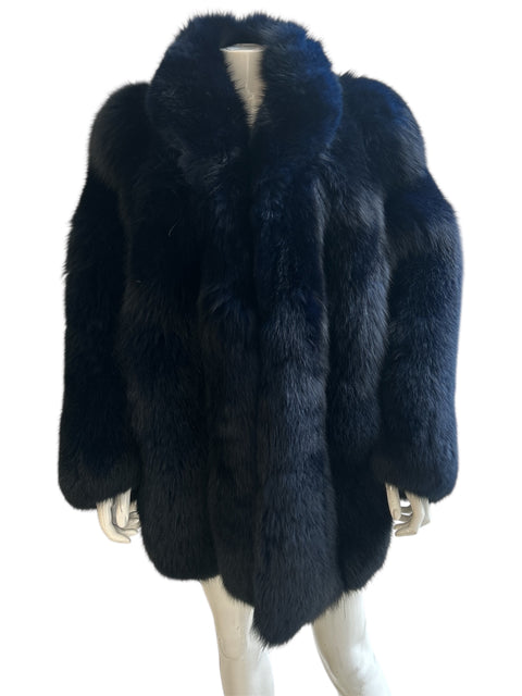 Fox Navy Blue Mid Fur