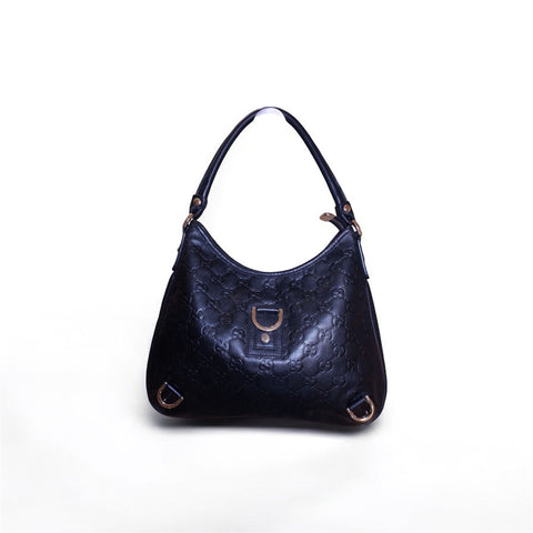 Gucci Abbey black Leather Shoulder Bag