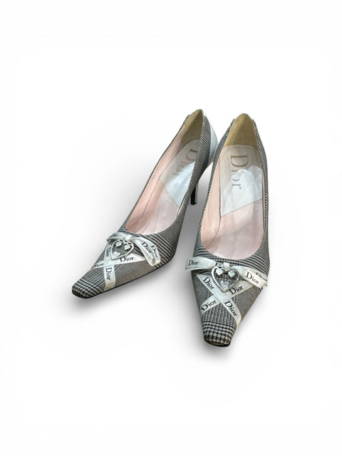 Dior Canvas Heart Pump
