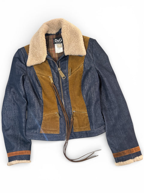 Dolce&Gabbana Jean&Suede Jacket