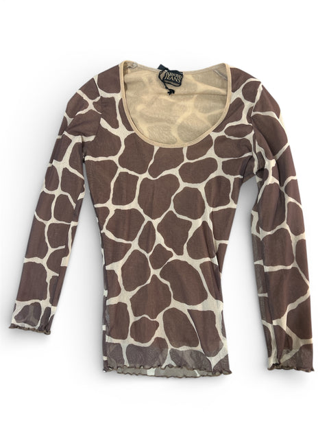 Plein Sud Girafe Print Top
