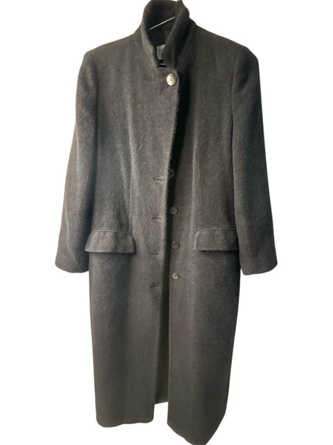 Armani Collezioni Long Black Coat