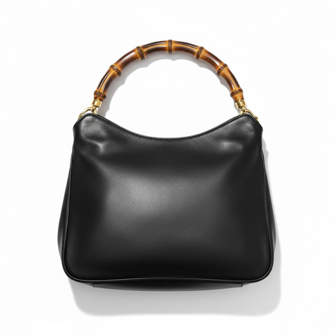Gucci Bamboo Hand Bag Leather