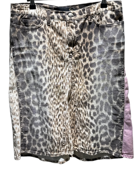 Just Cavalli Leo Print Skirt