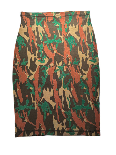 JPG Camo Print Jungle Skirt