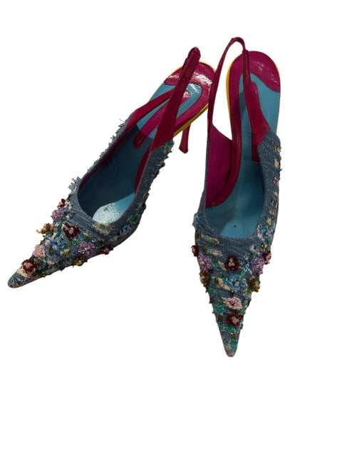Gianmarco Lorenzi Multicolor Flowers Jean Heels