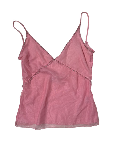 Blumarine Strass Pink Top