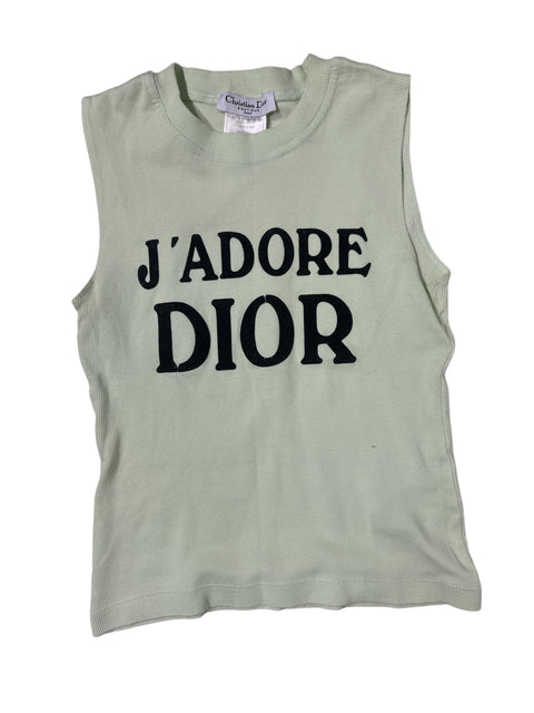Christian Dior J'adore Green Tank Top