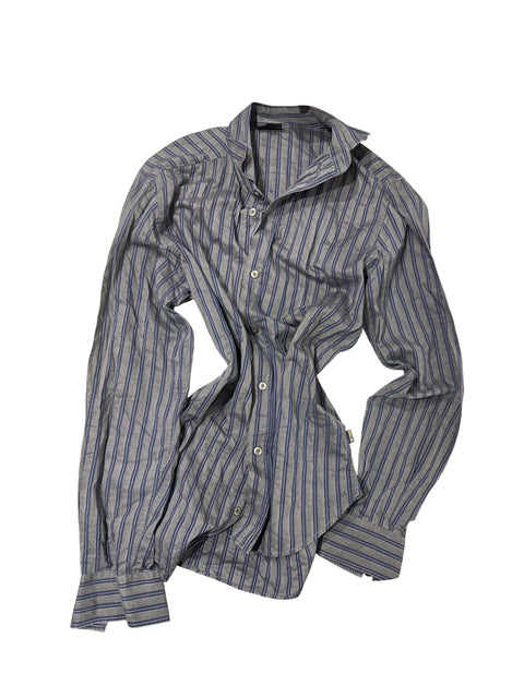 Just Cavalli Striped Blue Shirt