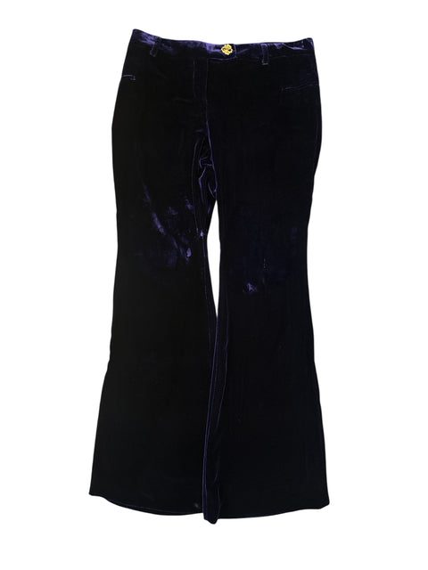 Roberto Cavalli Purple&Gold Velvet Set