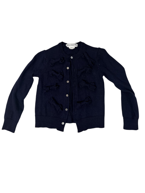Comme Des Garçons Blue Navy Cardigan