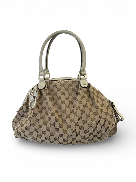 Gucci Canvas Monogram GG Handbag