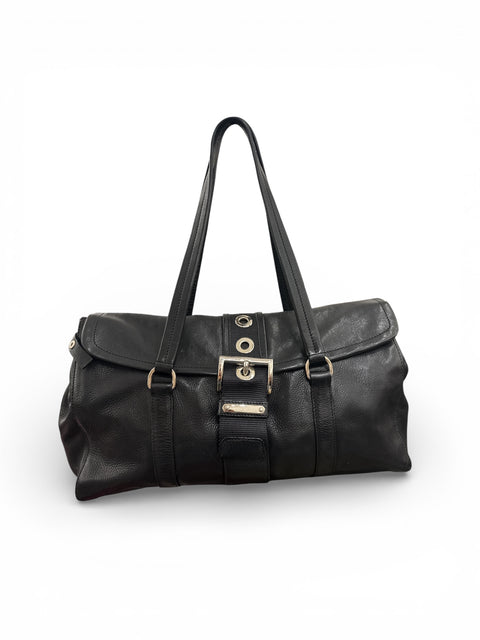 Prada Black Leather Shoulder Bag