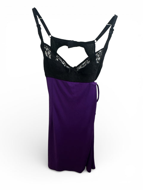 Dolce&Gabbana Purple Bra Dress