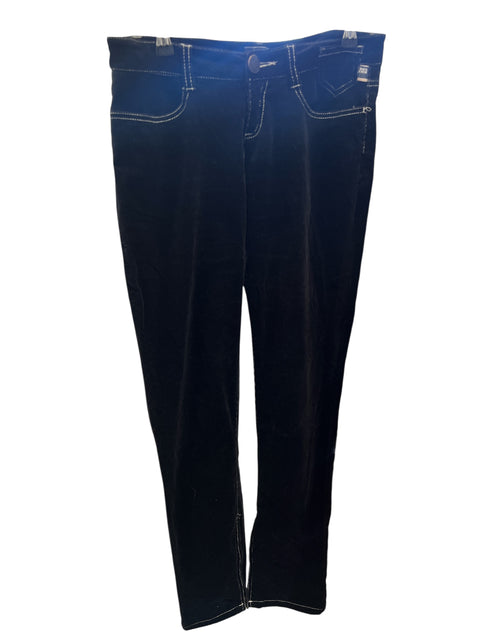 JPG Black Velvet Slim Pant