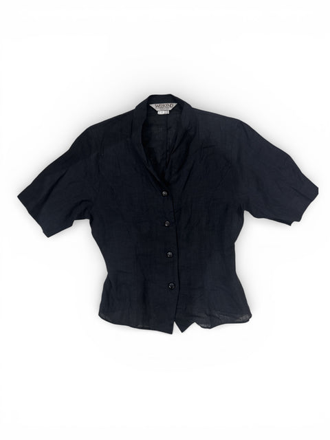 Weekend Lino Black Shirt