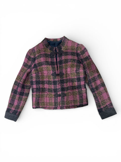Vintage Pink Tweed Jacket