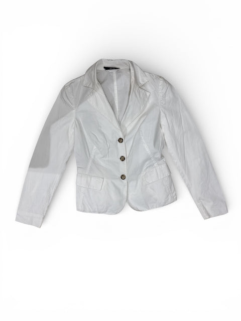 Prada White Cotton Jacket