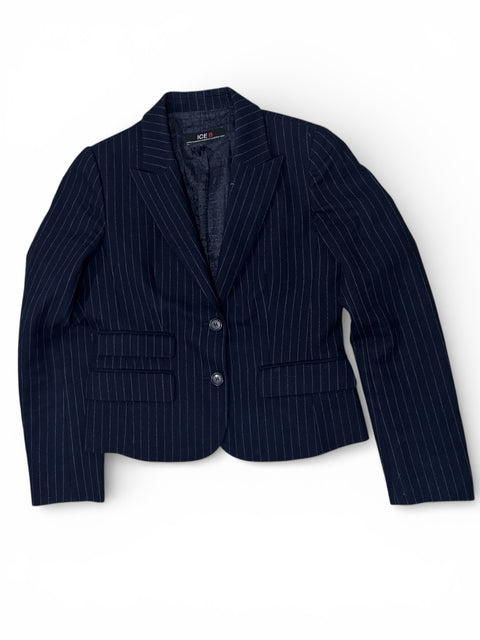 Iceberg Striped Dark Blue Blazer