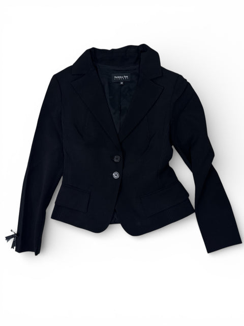 Patrizia Pepe Black Fitted Blazer