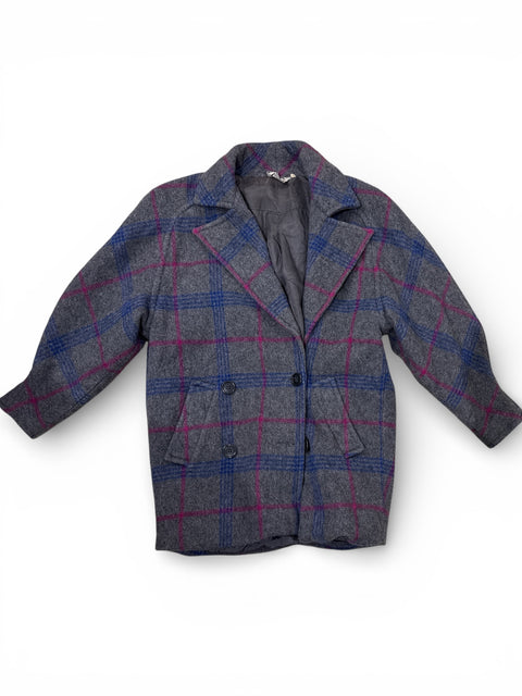 Luisa Spagnoli Tartan Wool Coat