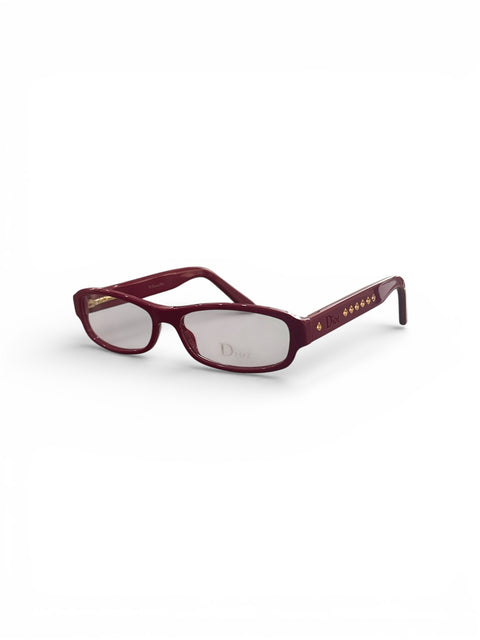 Dior Red Wine Gold Details