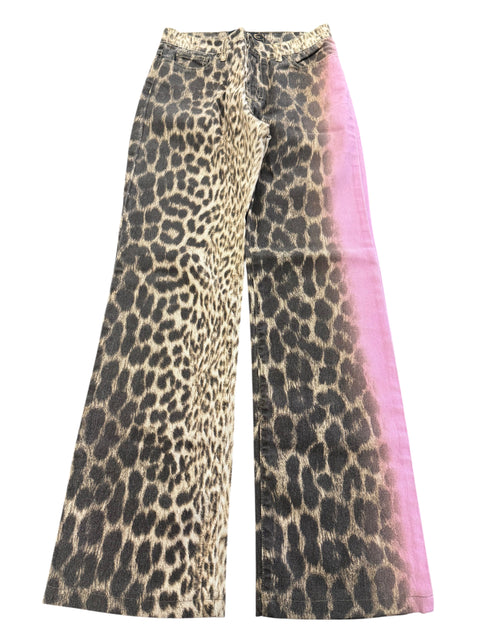 Just Cavalli Leo Pink Print Pant