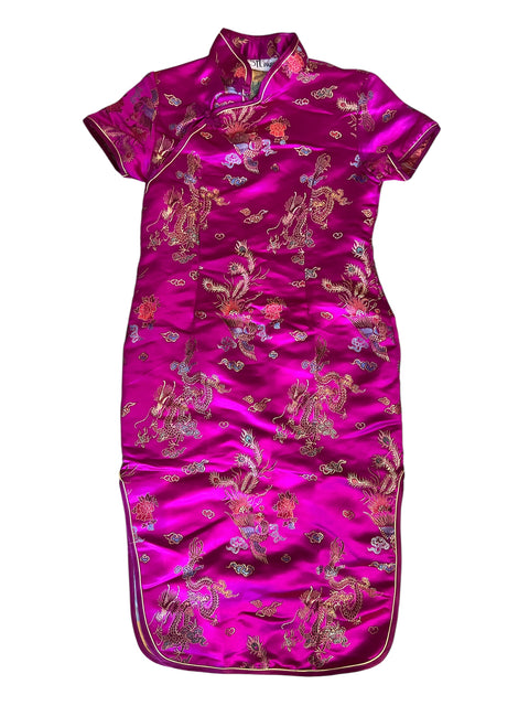 STL Paris Fushia Chinese Inspi Dress