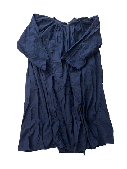 Lemaire Navy Blue Denim Oversize Long Dress