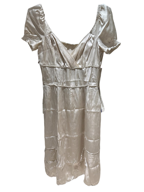 Miu Miu Silk Beige Dress