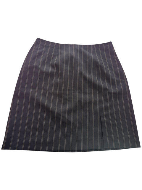 Dolce&Gabbana Striped Navy Blue Skirt