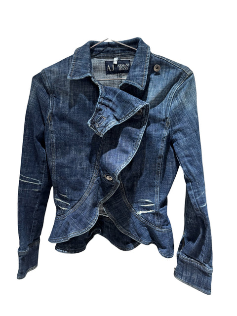 Armani Jeans Denim Asymetric Jacket