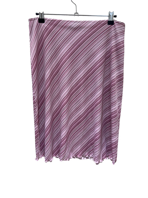 Vintage Striped Purple Mid Skirt