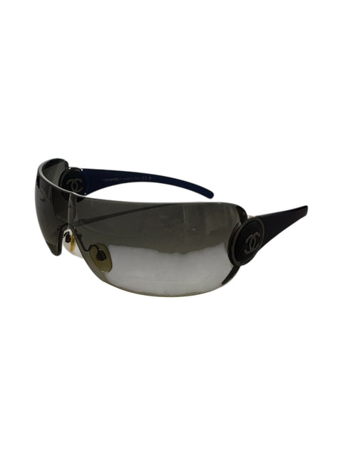 Chanel Navy Blue Mat Mask Sunglasses