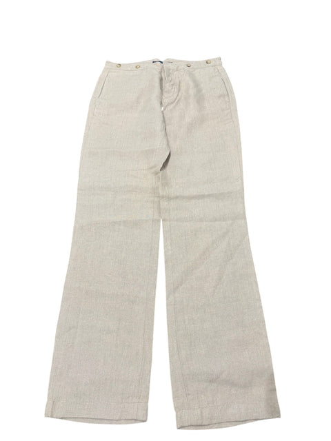 Ralph Lauren Beige Linen Fluid Pant