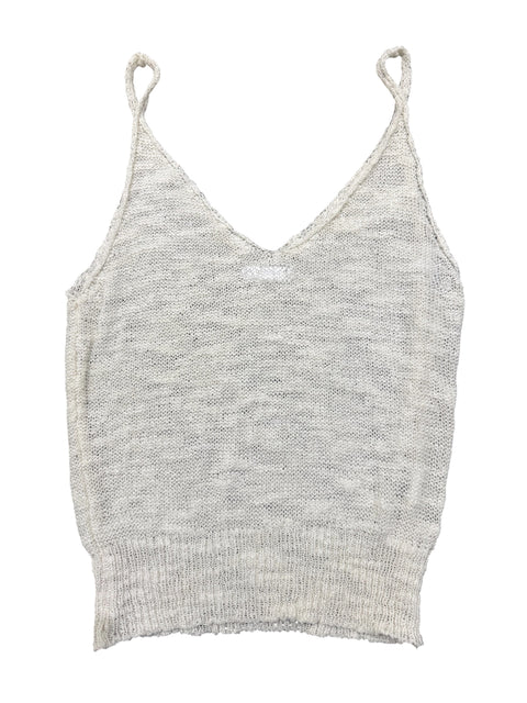 Vintage White Knit Made in Italy Tank Top