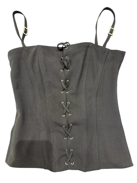Camomilla Black Lace Corset