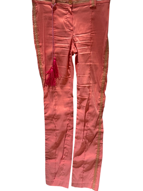 Roberto Cavalli Class Orange Straight Pant