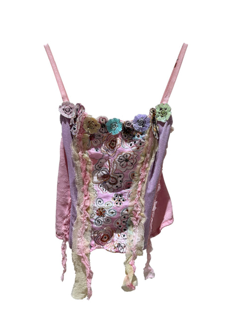 VDP Pink Flower Corset