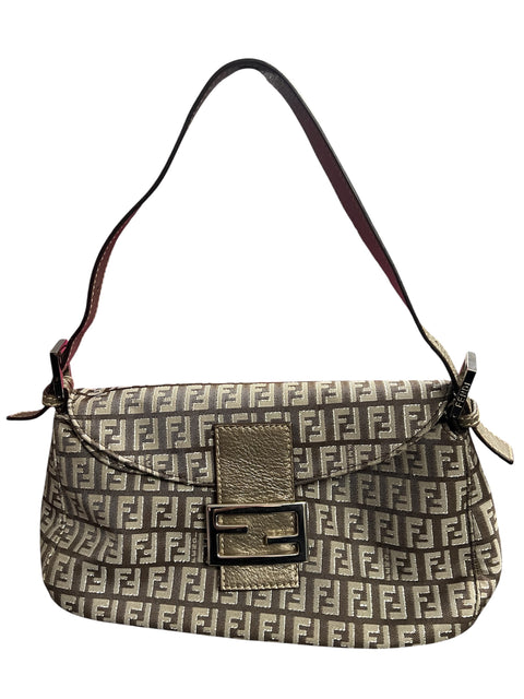 Fendi Baguette Flap Mono Bag