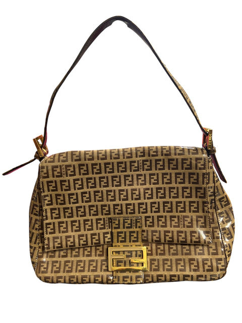 Fendi Mama Glazed Brown Bag
