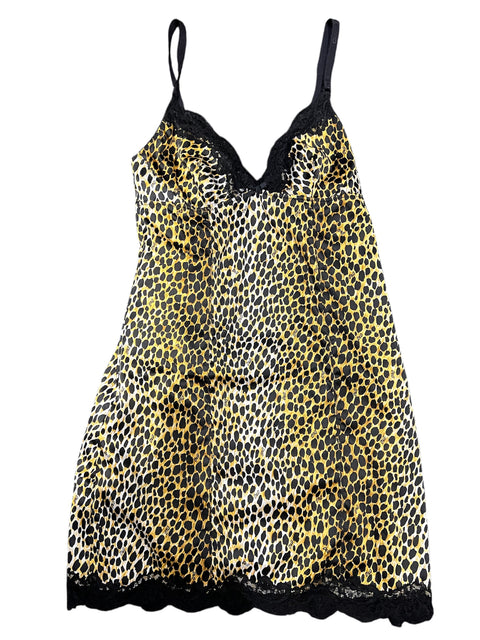 Dolce& Gabbana Leopard Print Black Lace Dress