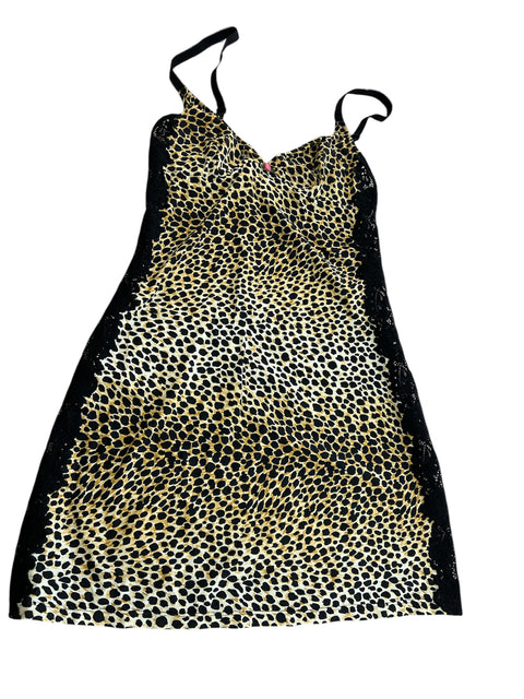 Dolce & Gabbana Leopard Backless Lace Mini Dress