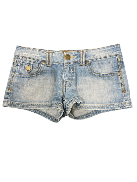 Sicko 19 Blue Denim Mini Short