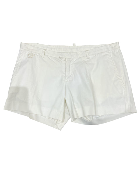 Dsquared2 White Cotton Mini Short