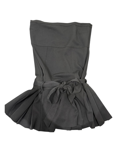Denny Rose Black Mini Bustier Dress