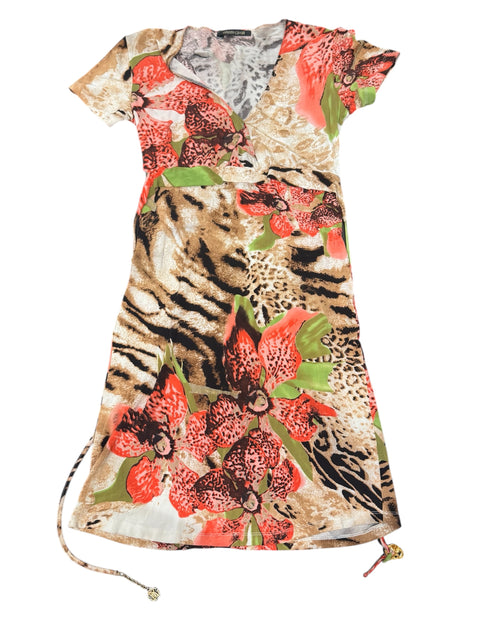Roberto Cavalli Tiger Print Dress