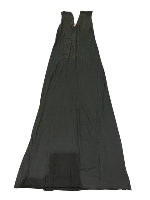 JPG Black Patchwork Long Dress